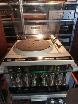 Preview: DENON DP-35F in silber mit Audio Technica Direct Drive Vollautomat